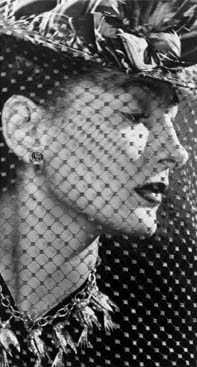 Mastsy Wynn Richards, Untitled (Woman in Hat with Net)